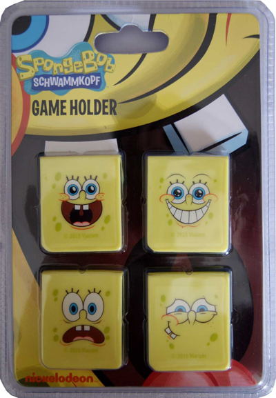 Bob Esponja Game Holder 4 Cajas Para Juegos  Ndsixl